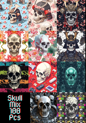 100 Occult Symbolism Patterns - Gothic Vintage Retro Textures for Designers and Creative Projects
