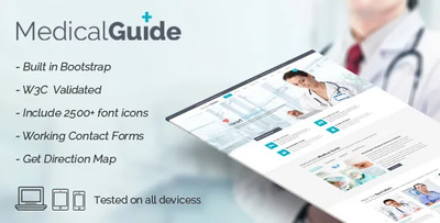 Drupal Medical Health Wellness Clinic Theme - Modern Responsive Drupal Theme for Healthcare Websites and Clinics