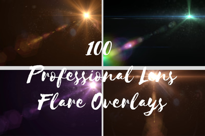100 Professional Sun Flare Overlays - Cinematic Light Effects for Photographers and Creative Editors 2025-2026