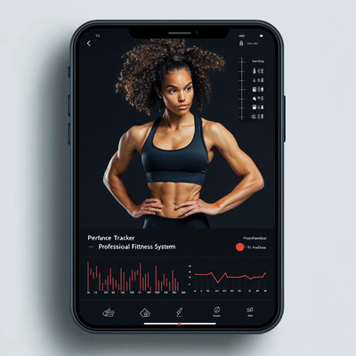 Elite Performance Tracker - Professional Fitness System - Streamlined Wellness Planner for Athletes and Coaches