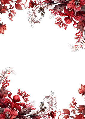 Delicate Petals Floral Invite - Elegant Wedding & Engagement Invitation for Timeless Celebrations