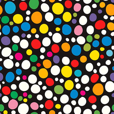 100 Retro Polka Dot Patterns Mix - Vintage Tessellation Patterns for Creative Designers and Print Projects 2025