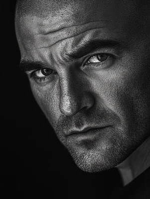 Realistic Portrait of a Man in a Suit - Corporate Setting - Professional Realistic Portrait Art for Business and Branding