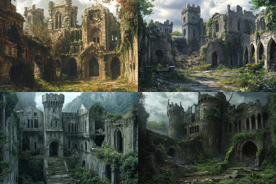 Stonegrave Fortress of Thorns 3 - Immersive Digital Post-Apocalyptic Environment Art for Creators and Storytellers