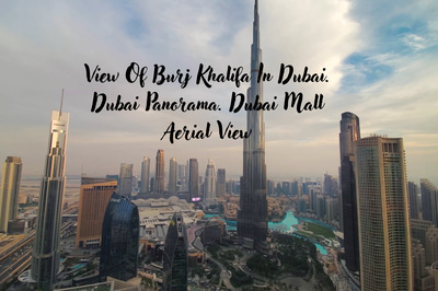 Burj Khalifa Aerial View - Cinematic Aerial Time-Lapse and Slow Motion Stock Video for Filmmakers and Creators 2025