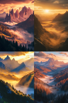 Breathtaking Sunrise Over the Horizon - Inspirational Nature Wall Art for Serene Home and Office Decor