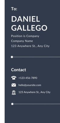 Black & White Minimalist Cover Letter - Sleek Business Portfolio Template for Professional Presentations