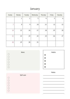 2025 BlossomPlan Monthly Floral Layout - Elegant Yearly & Long-Term Planner for Creative Organization