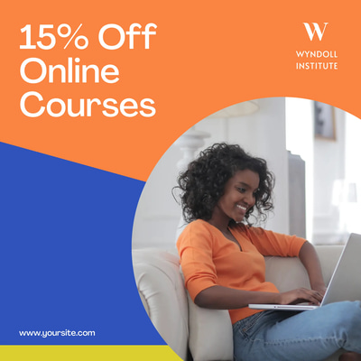 Business Education Poster - Orange, Blue & Yellow Visuals - Vibrant Training Poster Templates for Business Learning & Professional Development