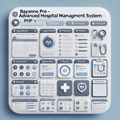 Bayanno Pro Advanced Hospital Management System - PHP MySQL Web App for Efficient Healthcare Operations