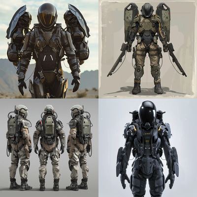 Shadow Weave Infiltrator's Harness - Visionary Concept Art of Tactical Weapon and Armor Design for Creators
