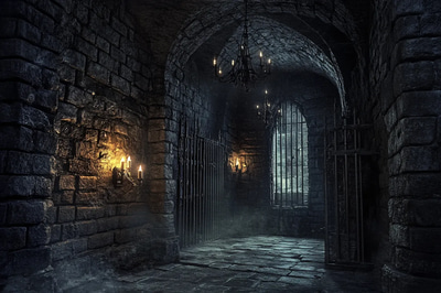 Blackstone Oubliette Forgotten Prison Depths - Gothic Environment Art for Immersive Storytelling and Game Design