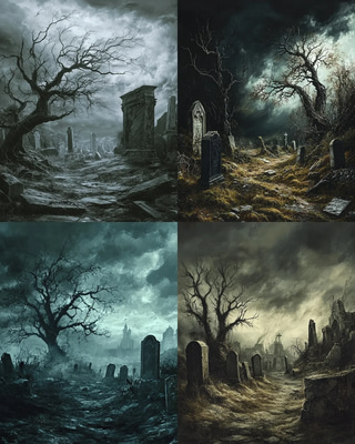 Abandoned Asylum - Disturbing Horror Wall Art - Atmospheric Gothic Canvas Art for Immersive, Dark-Themed Decor and Creative Projects