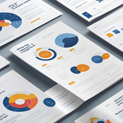 White Paper - 24-Page Research & Insight Brochure - Professional Multipurpose Marketing Kit for Commercial Promotions