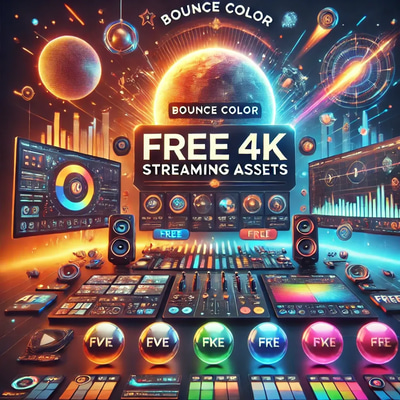 Bounce Color Free 4K Streaming Assets - Vibrant Video Elements for Dynamic Creative Productions