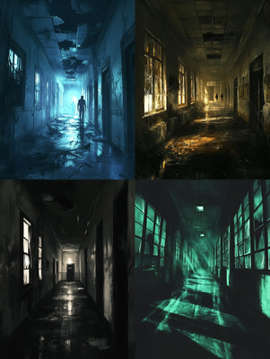 Sanctuary Lost - Madness Incarnate - Dark Fantasy Art for Immersive Storytelling and Game Design