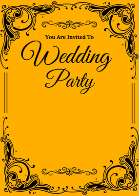 Gilded Soirée Party Invite - Elegant Wedding & Engagement Invitation Templates for Stunning Celebrations