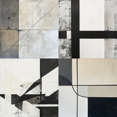 Minimal Abstract Intersecting Lines - Clean Geometric Art for Contemporary Spaces and Creative Projects