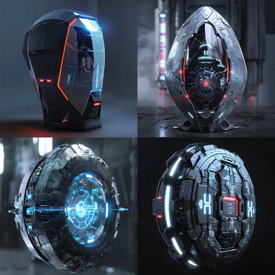 Aegis Core Reactive Force Barrier - Visionary Concept Weapon and Armor Design for Futuristic Creators