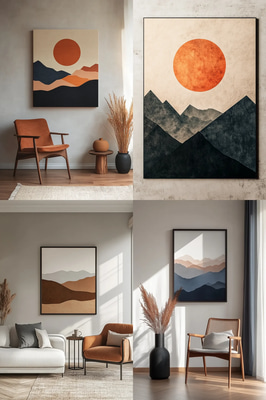 Minimalist Abstract Representation - Wall Art Design - Modern Minimalist Wall Art for Contemporary Spaces and Creative Decor