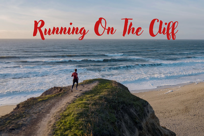 Cliffside Runner - Edge of Adventure - Cinematic Travel & Adventure Stock Video for Dynamic Storytelling
