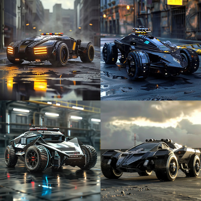 Enforcer-X - Tactical Patrol Vehicle Concept - Visionary Concept Art for Futuristic Vehicle Design and Creative Projects