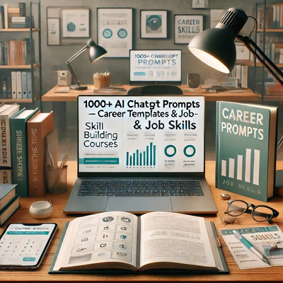 1000+ AI ChatGPT Prompts - Career Templates & Job Skills - Versatile AI-Powered Text Prompts for Professional Growth and Skill Development