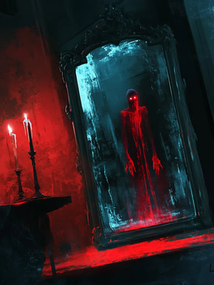 Infamous Urban Legends Collection - Dark Horror Art for Spine-Chilling Storytelling and Atmospheric Design