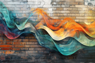 Fluid Sweeping Throw-Up - Dynamic Graffiti Art for Urban Creatives and Street Culture Projects