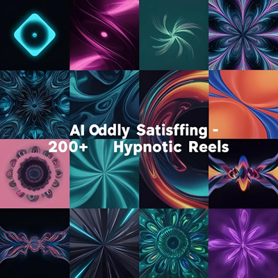 AI Oddly Satisfying - Hypnotic AI-Generated Reels for Entertainment and Engaging Social Content