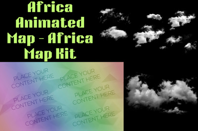 Africa Map Animation Kit - Interactive Geography Template - Dynamic Slideshow for Educators and Presenters