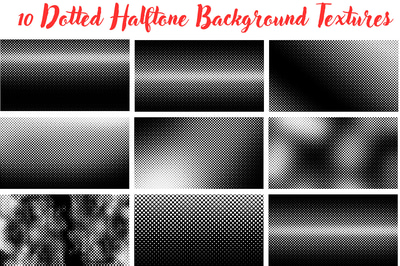 10 Retro Halftone Dot Pattern Textures - Vintage-Inspired Textured Backgrounds for Creative Photo & Design Projects 2025-2026