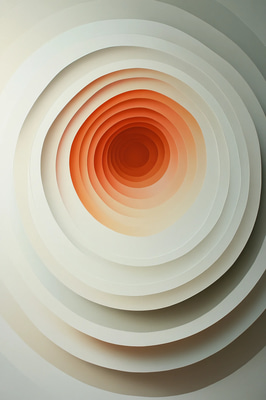 Concentric Circle Pattern Abstract Wall Art - Modern Geometric Abstract Art for Stylish Interior Decor and Creative Spaces