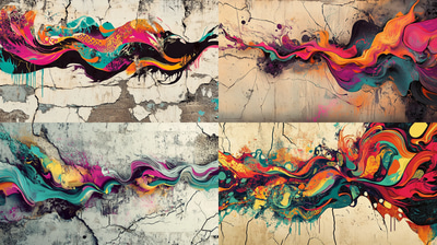 Fluid Wild Style Art - Expressive Urban Graffiti for Bold Street Art and Creative Branding