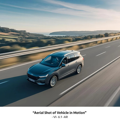 Aerial Shot of Vehicle in Motion - Dynamic Sports and Fitness Stock Video for Engaging Visual Content Creators