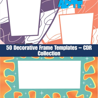 130+ Children's Frame Templates - Cute & Colorful Bundle - Playful and Versatile Designs for Kid-Friendly Projects and Creative Presentations