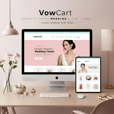 Vow Cart - Elegant Wedding Shop Theme - Premium Shopify Template for Bridal Stores and Ecommerce Success