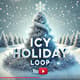 Silver Frost Tree - Icy Holiday Loop - Cinematic Motion Background for Festive Video Projects and Seasonal Content 4