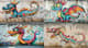 Playful Cartoon Dragon Graffiti - Vibrant Street Art Characters for Urban Creatives and Visual Storytelling 4