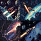 Retro Space Shooter with Spacecraft - Vibrant Pixel Art for Retro Gaming and Indie Developers 3