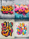 Chunky Letter Throw-Up - Bold Graffiti Art for Street Style Creators and Urban Visual Projects 4