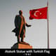 Ataturk Statue with Turkish Flag - Cinematic Military Stock Video for Security and Patriotic Projects 2025 6