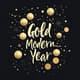 Gold Modern New Year - Elegant Contemporary New Year Invitation Cards for Stylish Celebrations 6