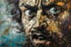 Earthy Toned Expressionistic Portrait of a Man - Artistic Expressionistic Portrait for Creative Projects and Personal Branding 1