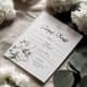 Elegant Script White Floral Itinerary - Refined Wedding & Event Planner with Classic Script and Delicate Floral Accents 5