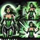 She-Hulk Superhero Theme - Dynamic PC Customization for Fans and Creators 1