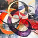 Kinetic Abstract Overlapping Circles - Dynamic Abstract Art for Creative Visual Projects and Modern Decor 5