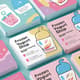Frozen Yogurt Shop Business Card Set - PSD Bundle - Sleek Commercial Business Card Templates for Professional Branding 3