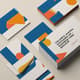 Colorful Shapes Stationery Kit - Abstract Business Card Design - Vibrant Business Card Templates for Professional Branding and Creative Office Use 4