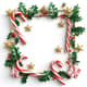 Festive Christmas Frame 3D - High-Quality 3D Rendered Holiday Frame for Designers and Creators 6